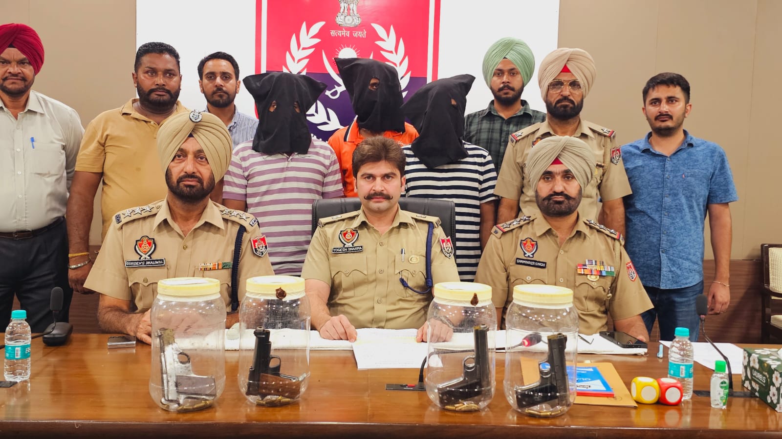Two members of the Lawrence Bishnoi gang and one member of the Rajiv Raja group were arrested